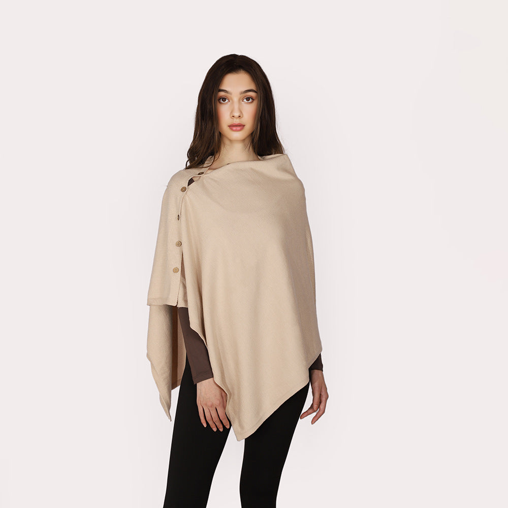 Women Oversize-Oriental Jacquard Cover-Up with Paisley Medallion and Decorative Stitch Mune Fashion