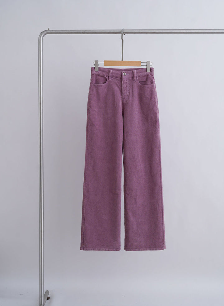Women Comfortable and Wide Corduroy Pants Mune Fashion