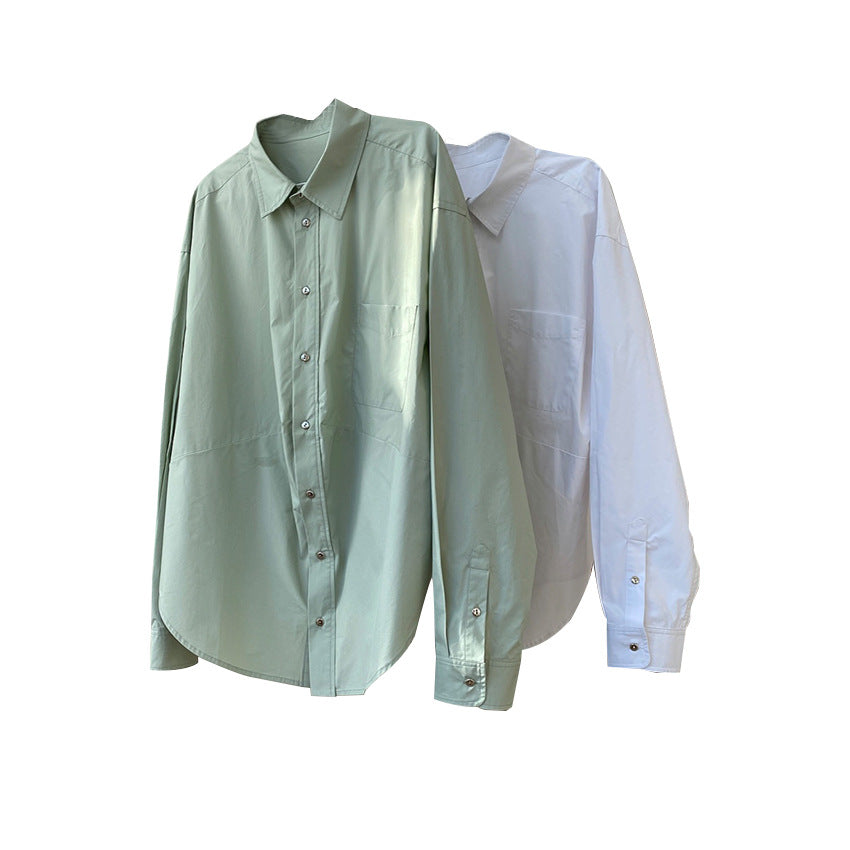 Women's Oversize Longline Shirt with Asymmetrical Hem and Boxy Poplin Silhouette Mune Fashion