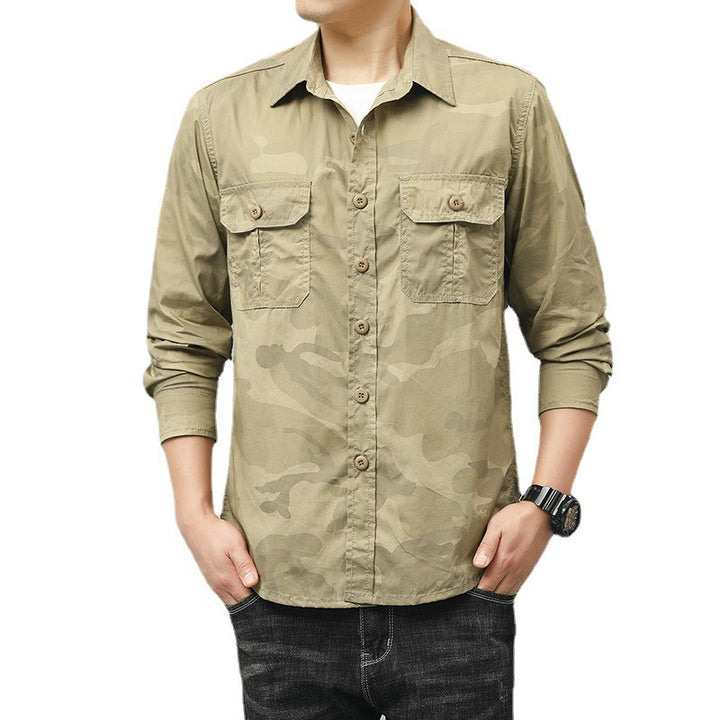 Men's Camouflage Shirt with Pockets Mune Fashion