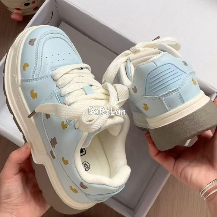 Women's sneakers with animal motifs and comfortable cushioning Mune Fashion