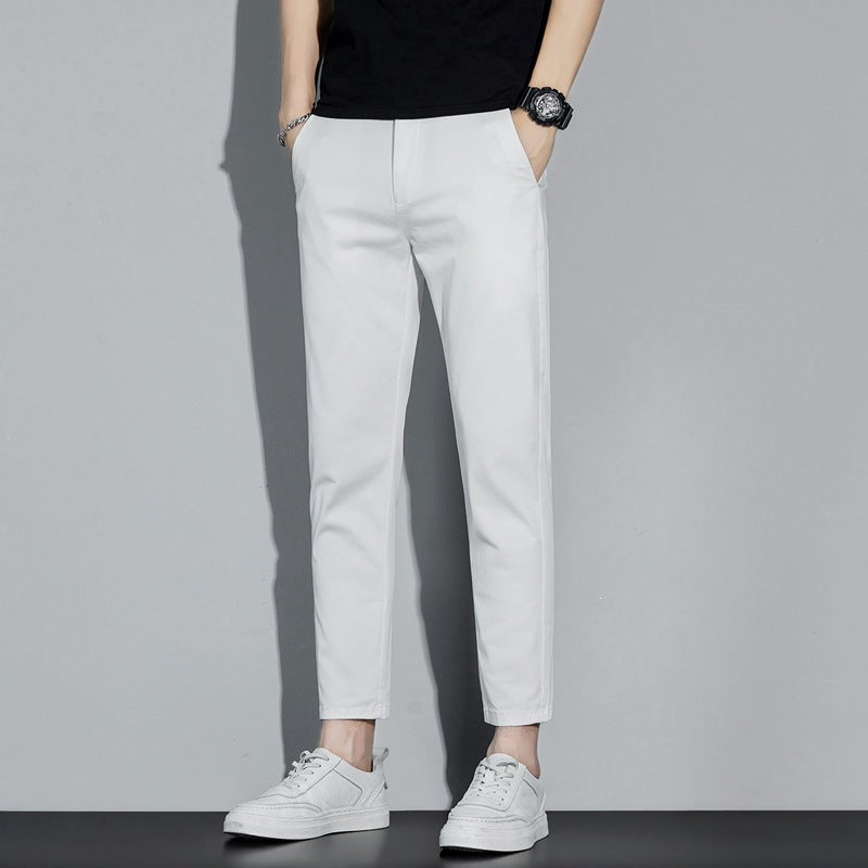Men's elegantly cut casual pants with practical pockets Mune Fashion