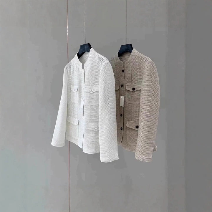 Women's Fashionable Jacket with Practical Pockets Mune Fashion