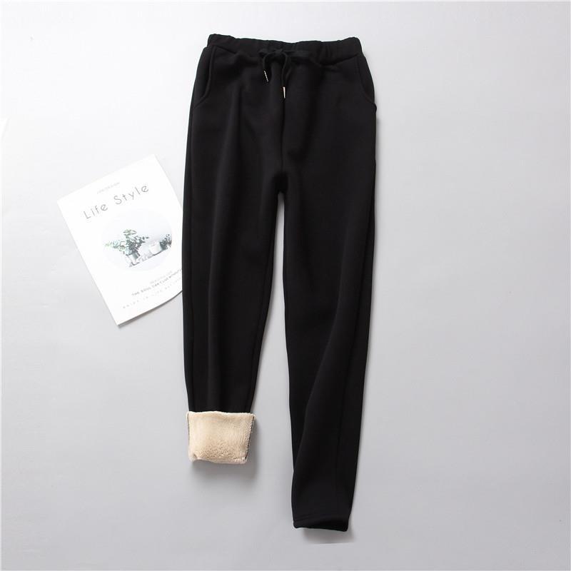 Women nan insulated thermal joggers with drawstring, side pockets, and slim leg Mune Fashion