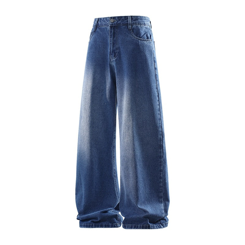 Women's wide high-waisted baggy jeans in vintage look with extra wide leg Mune Fashion