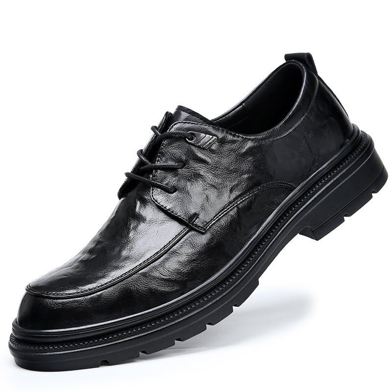 Men's Elegant Lace-up Shoes made of high-quality Leather Mune Fashion 1788175527