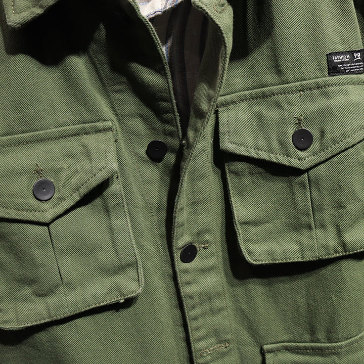 Men's Utility Jacket with Practical Pockets Mune Fashion