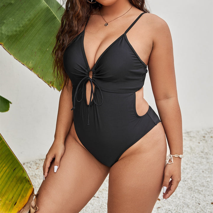 Women One-Piece Swimsuit with Alluring Knot Detail Mune Fashion