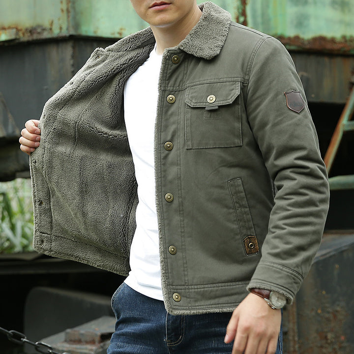 Men's comfortable and warm fleece jacket Mune Fashion