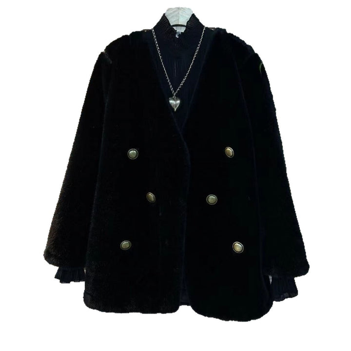 Women's Elegant Fur Jacket Mune Fashion