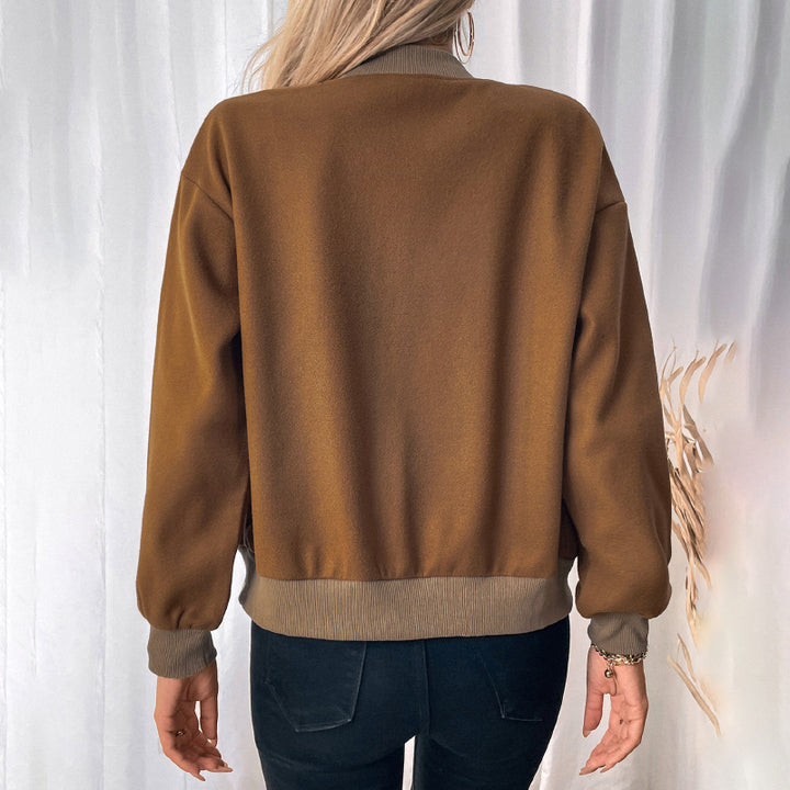 Women Casual Bomber Jacket Mune Fashion