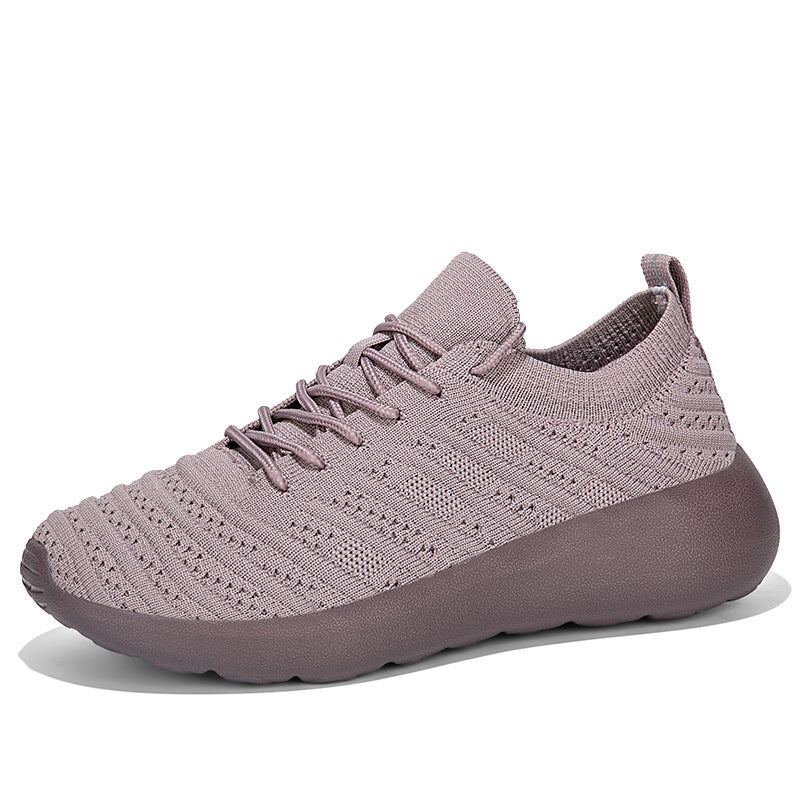 Unisex knitted slip-on sneaker with seamless knit upper, elastic cuff and cushioning lightweight sole Mune Fashion