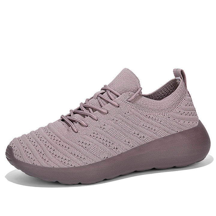 Unisex knitted slip-on sneaker with seamless knit upper, elastic cuff and cushioning lightweight sole Mune Fashion