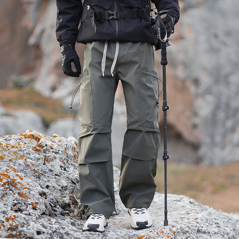 Men's outdoor cargo pants with reinforced knees, water-repellent and breathable Mune Fashion