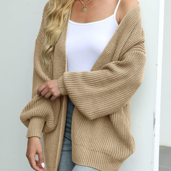 Women Oversized Knit Sweater Mune Fashion