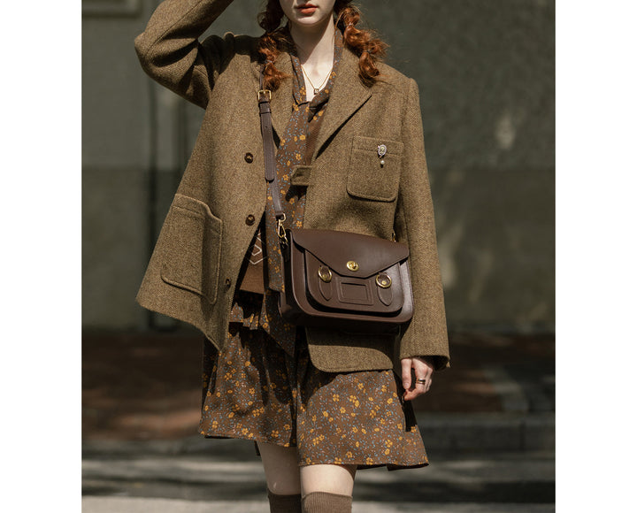 Women Stylish Wool Jacket Mune Fashion
