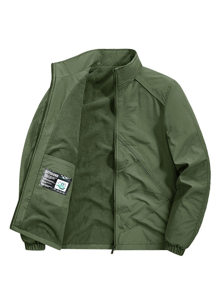 Men's Lightweight Transition Jacket with Fleece Lining Mune Fashion
