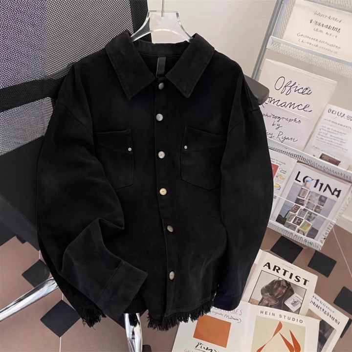 Women's Urban Oversized Jacket with Creative Lettering Mune Fashion