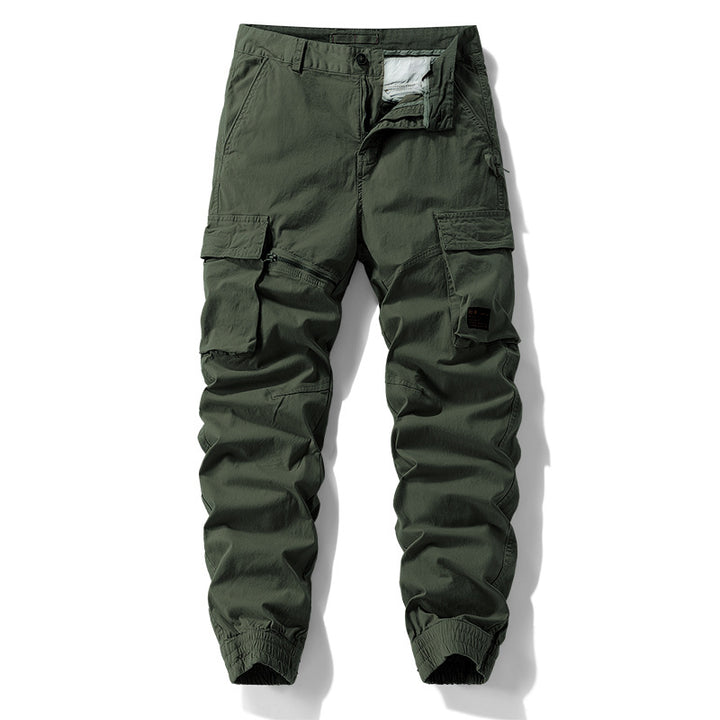 Herren Carpenter-Style Cargohose mit Zip-Knöchel, verstärkten Kniepaneelen und multifunktionalen Taschen Mune Fashion