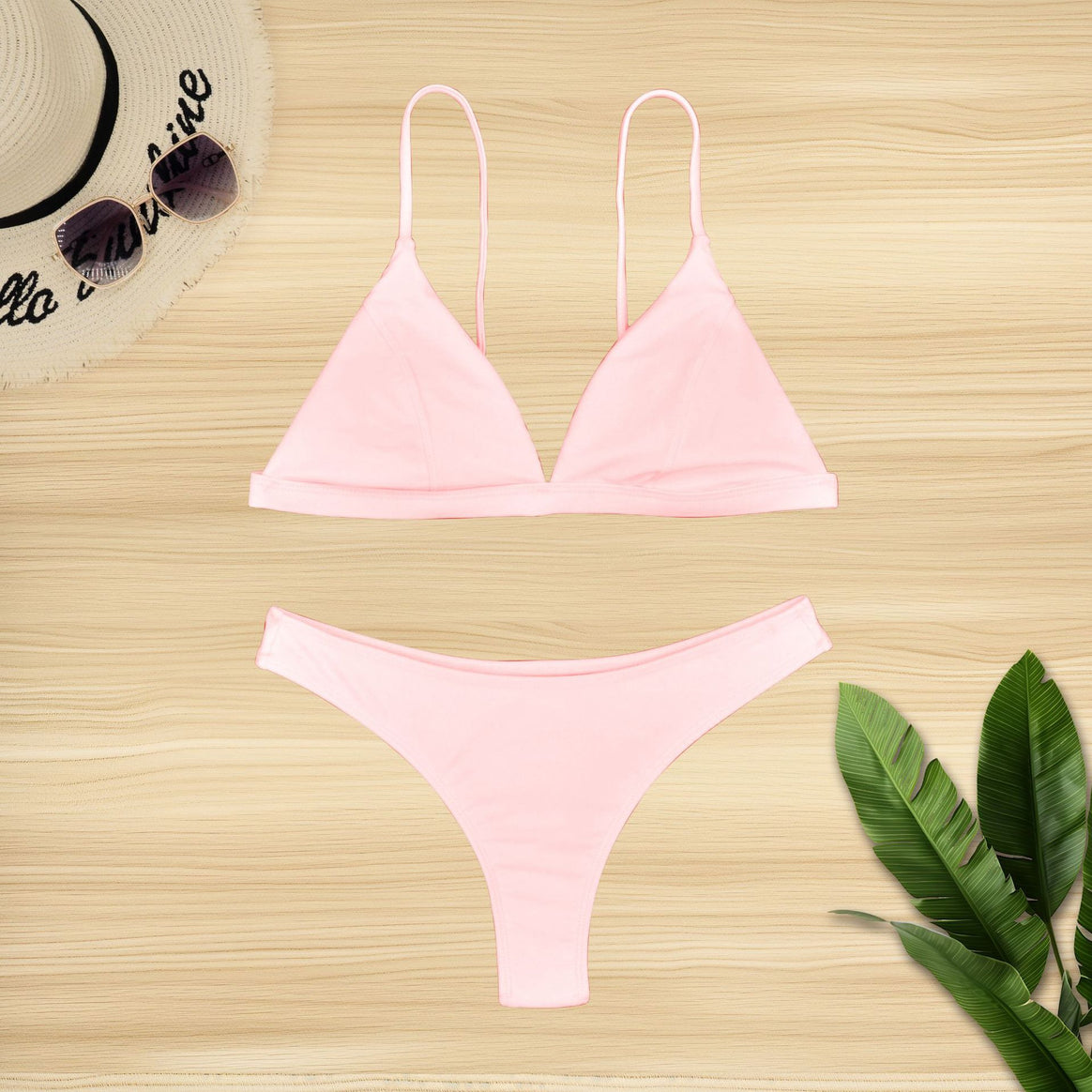 Women's Triangle Bikini Set Mune Fashion