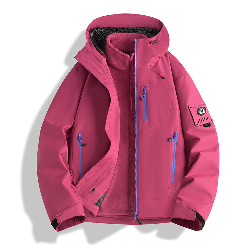 Men's functional softshell jacket with removable fleece lining Mune Fashion