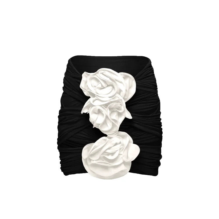 Women Elegant Ruffle Top with Floral Patterns Mune Fashion