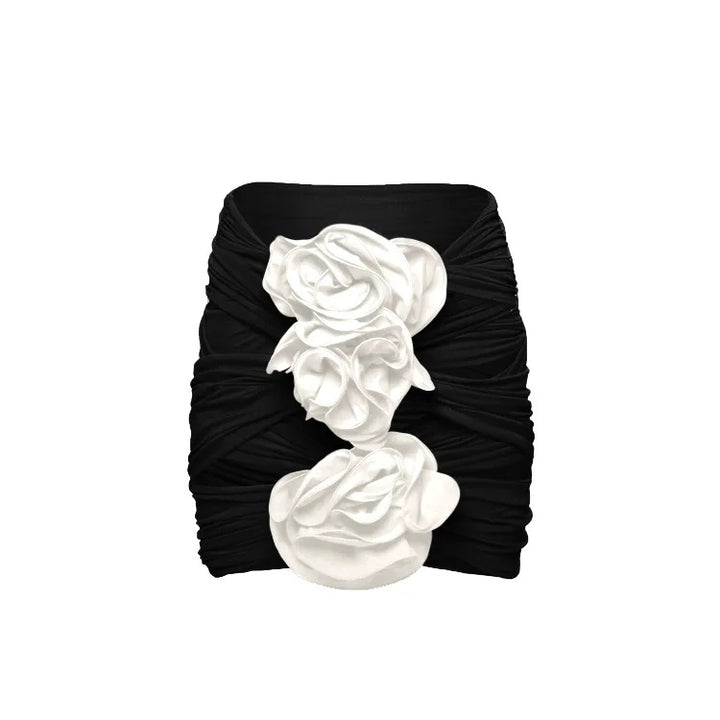 Women Elegant Ruffle Top with Floral Patterns Mune Fashion