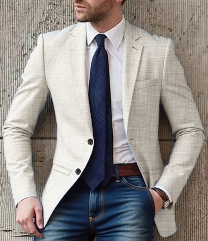 Men's elegant and structured blazer with fashionable details Mune Fashion