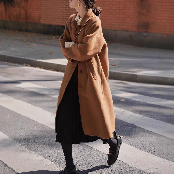Women Fashionable Oversized Wool Jacket Mune Fashion
