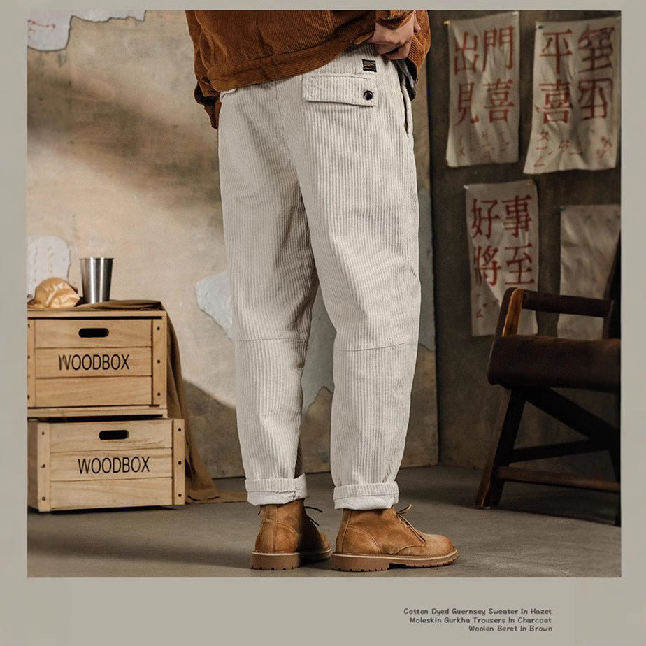 Men's Comfortable Corduroy Pants Mune Fashion