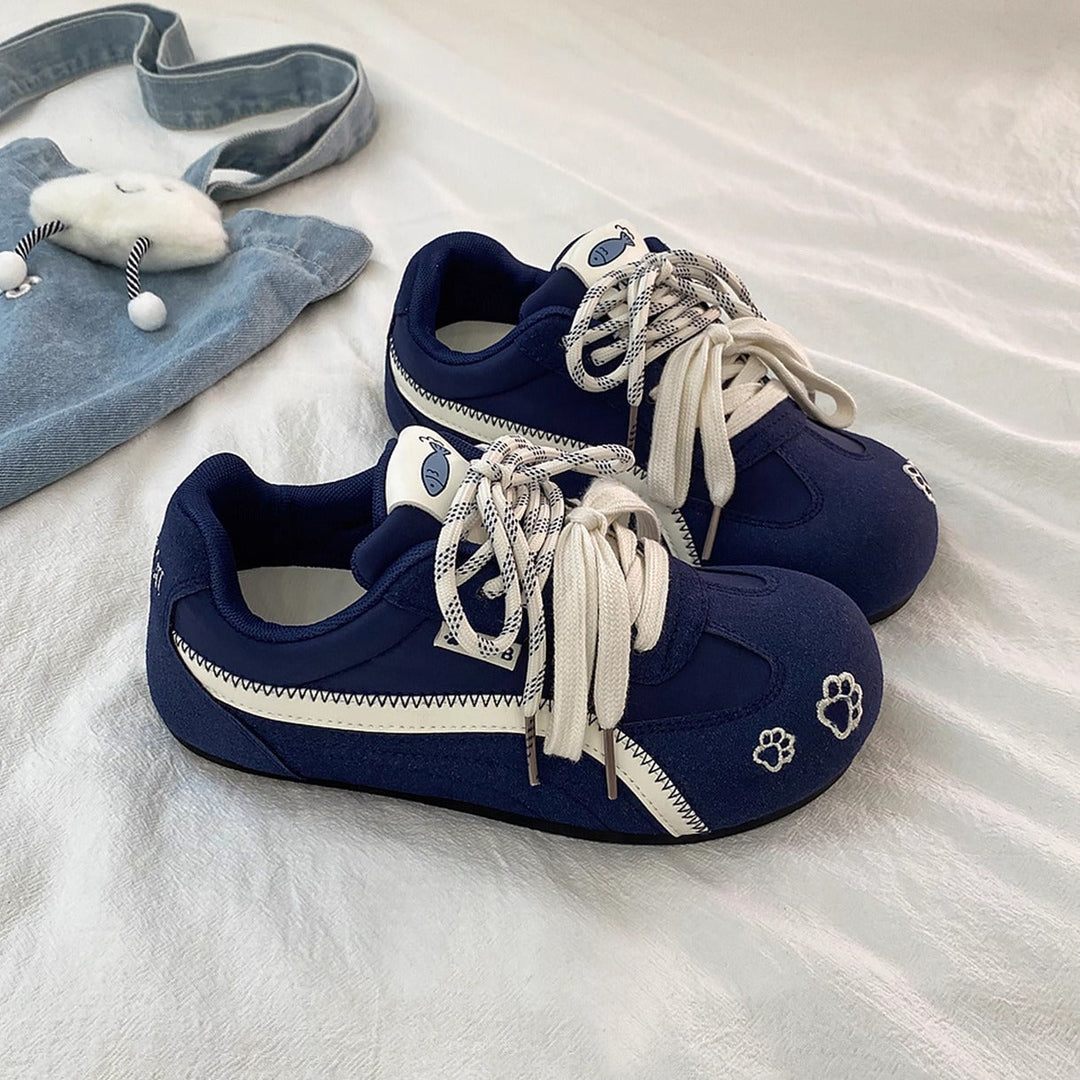 Women's sporty sneakers with playful animal design and flexible upper material Mune Fashion