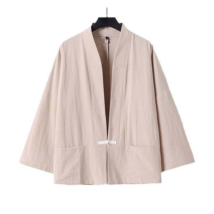 Women's Lightweight Kimono Jacket made of Cotton Blend with Loose Fit Mune Fashion