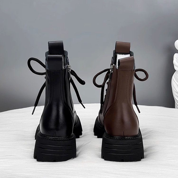 Women's Fashion Ankle Boots with Durable Sole Mune Fashion