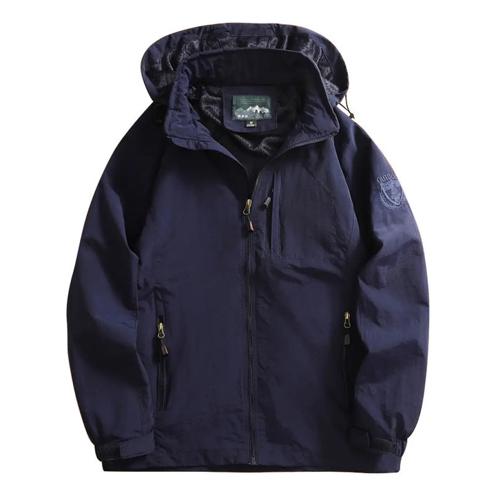 Men's lightweight outdoor jacket windbreaker with water-repellent coating and breathable mesh lining Mune Fashion