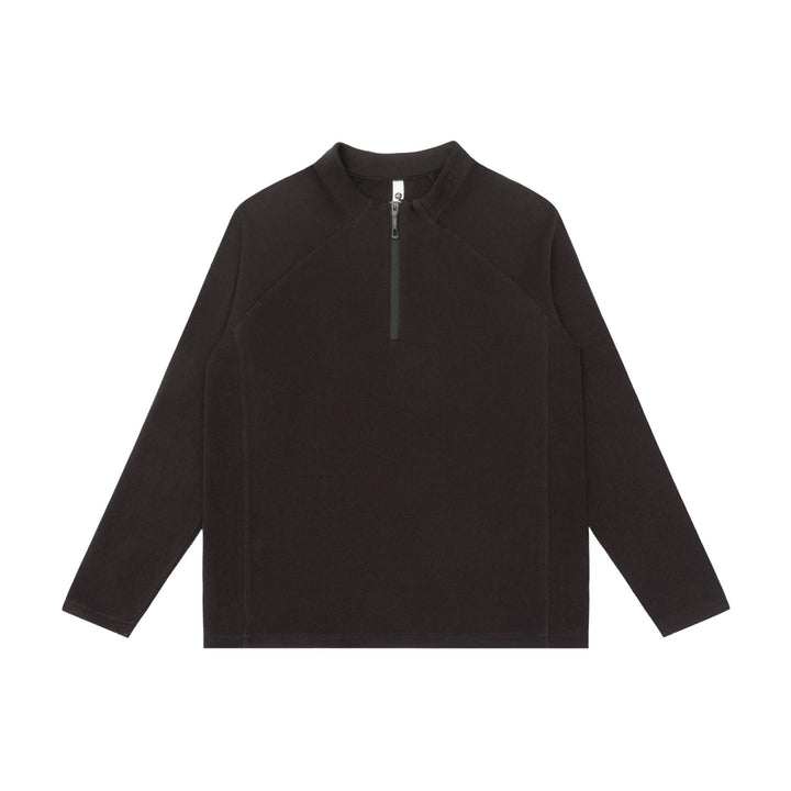 Unisex Half-zip sweatshirt with turtleneck and raglan seams Mune Fashion