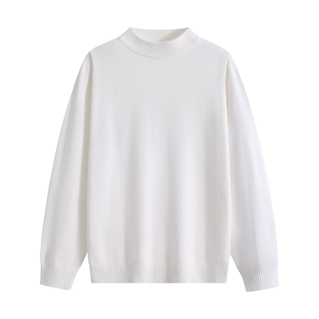 Unisex Oversize Round Neck Sweater made of heavy cotton blend with ribbed cuffs Mune Fashion