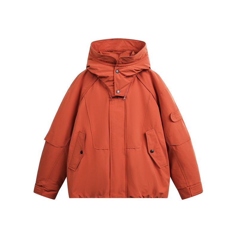 Men's technical outdoor jacket with adjustable hood and utility pockets Mune Fashion