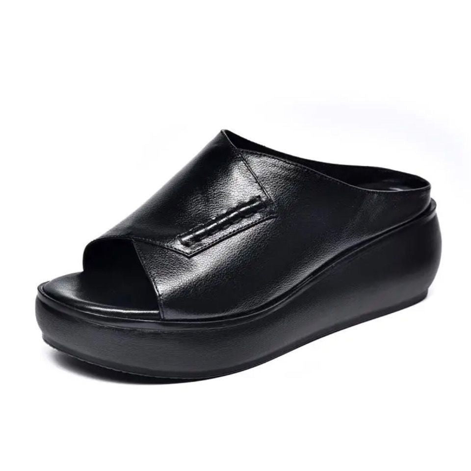 Women's orthopedically inspired slip-on mule with viscoelastic memory insole Mune Fashion
