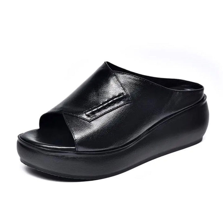 Women's orthopedically inspired slip-on mule with viscoelastic memory insole Mune Fashion