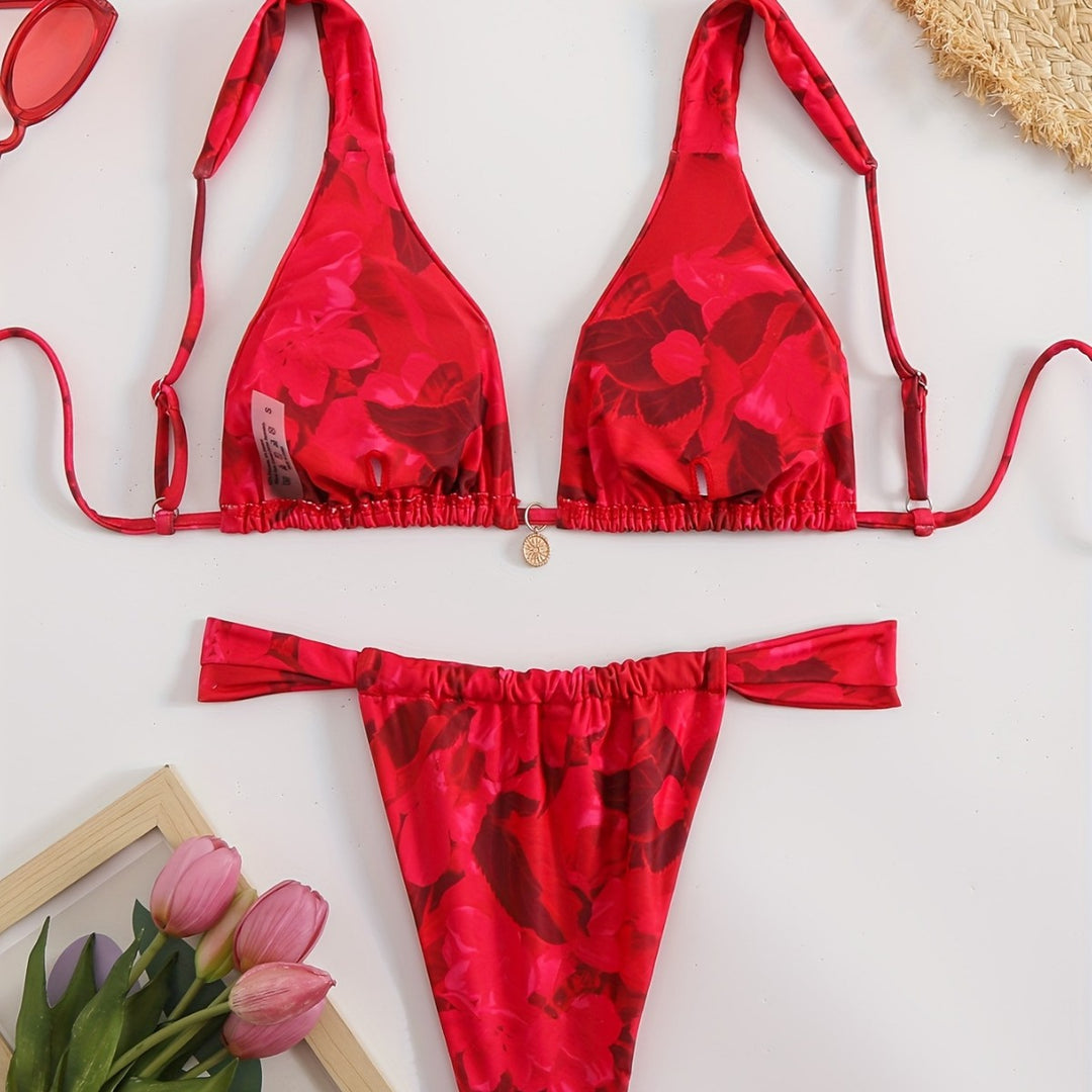 Women's Triangle Bikini with comfortable adjustable straps Mune Fashion