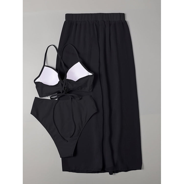 Women's Two-Piece Bikini Set with Chic Skirt Mune Fashion