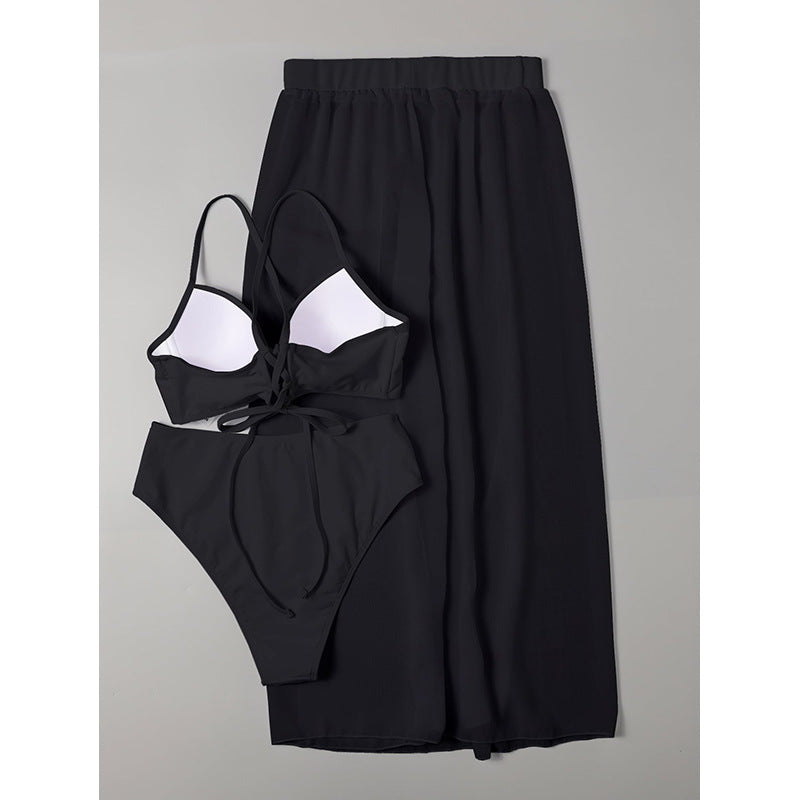 Women's Two-Piece Bikini Set with Chic Skirt Mune Fashion