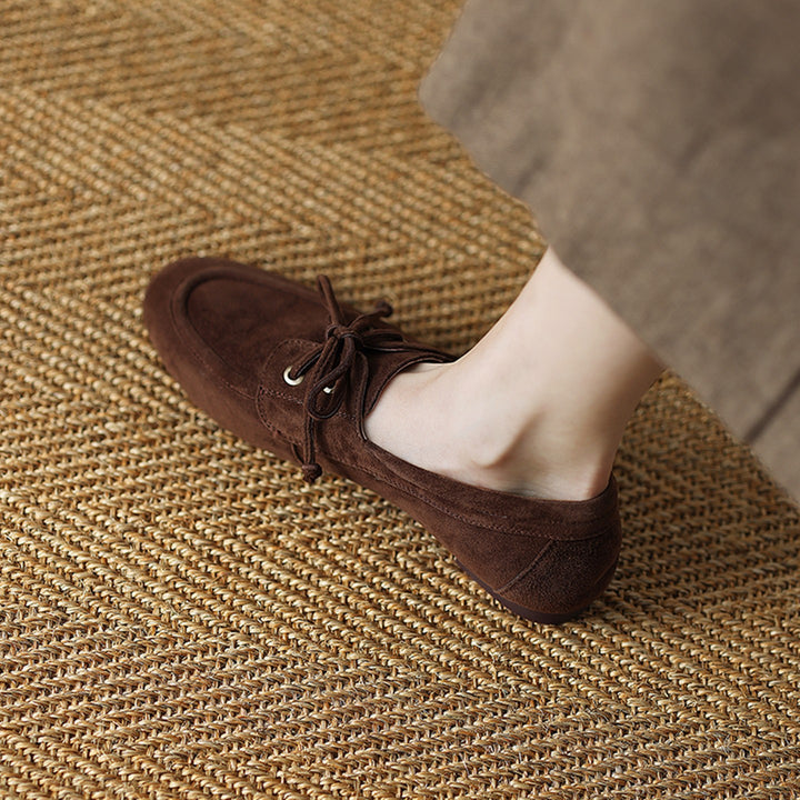 Ladies Elegant and Comfortable Moccasins Mune Fashion