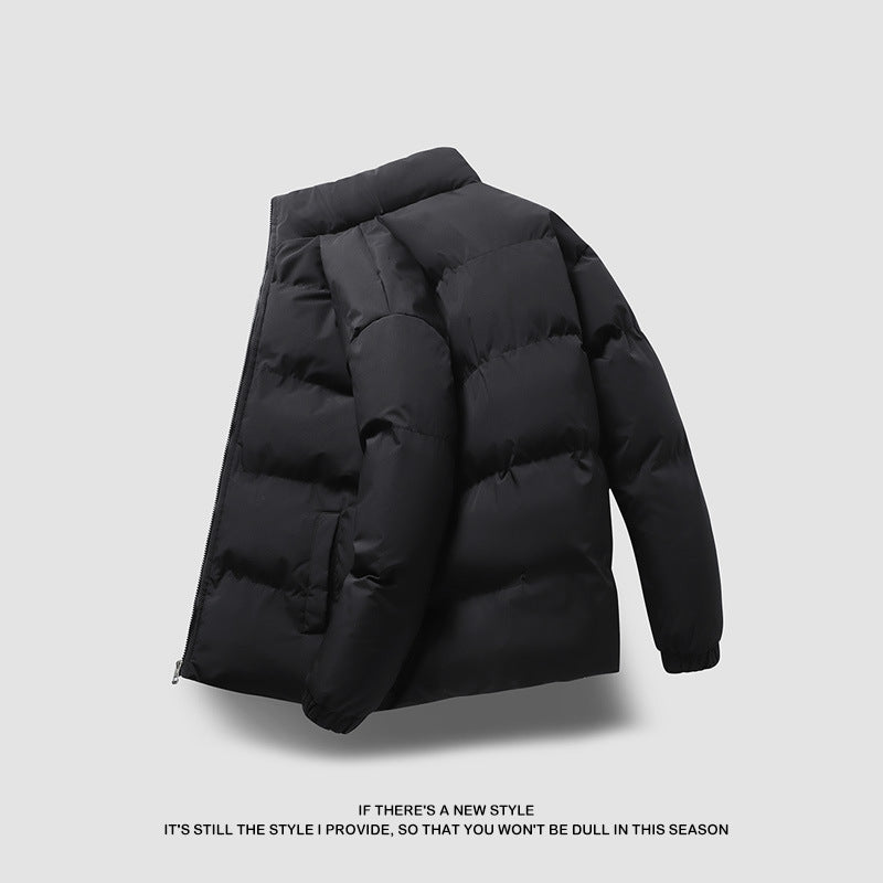 Men's quilted jacket with warming thermal padding and stand-up collar Mune Fashion