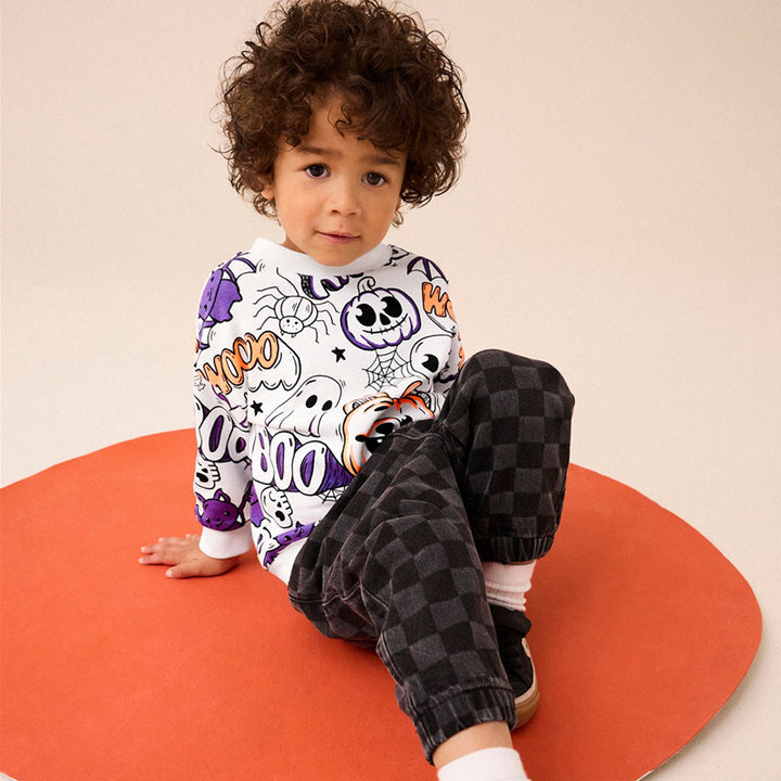 Boys sweatshirt with cheerful Halloween motif Mune Fashion