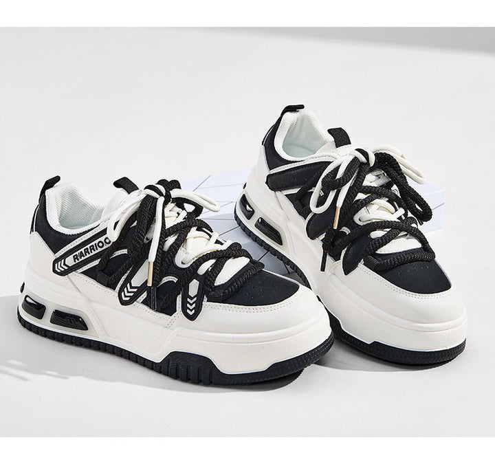 Ladies sporty sneakers with cushioning elements and robust sole Mune Fashion