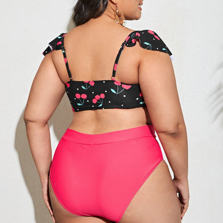 Women Tankini Set with voluminous ruffle details and high-quality cut Mune Fashion