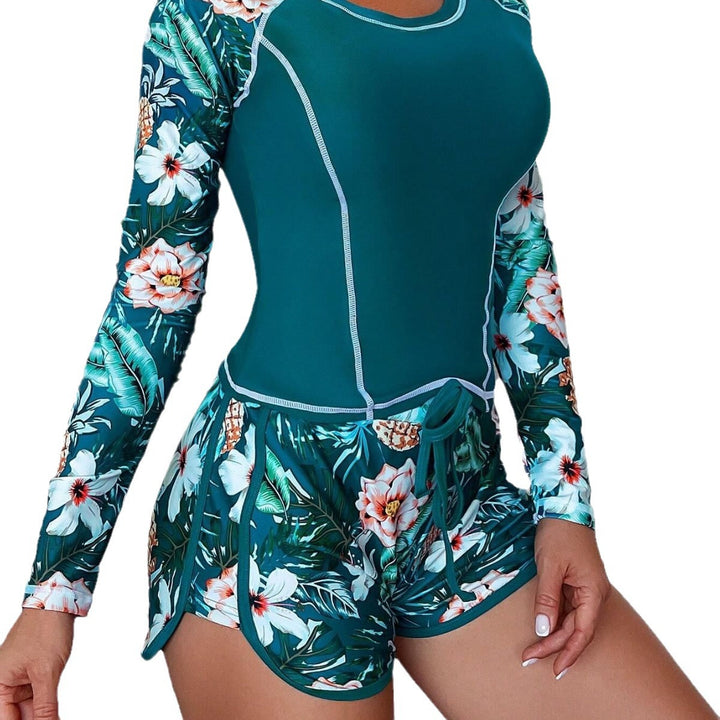Women’s sporty long-sleeved bathing set Mune Fashion