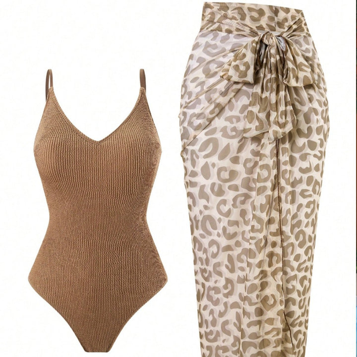Women's Light Beach Wrap with Snake Skin Pattern Mune Fashion