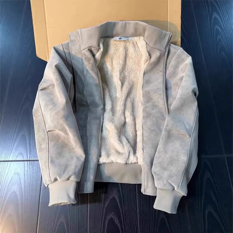 Men's Fashion Bomber Jacket with Soft Inner Lining Mune Fashion